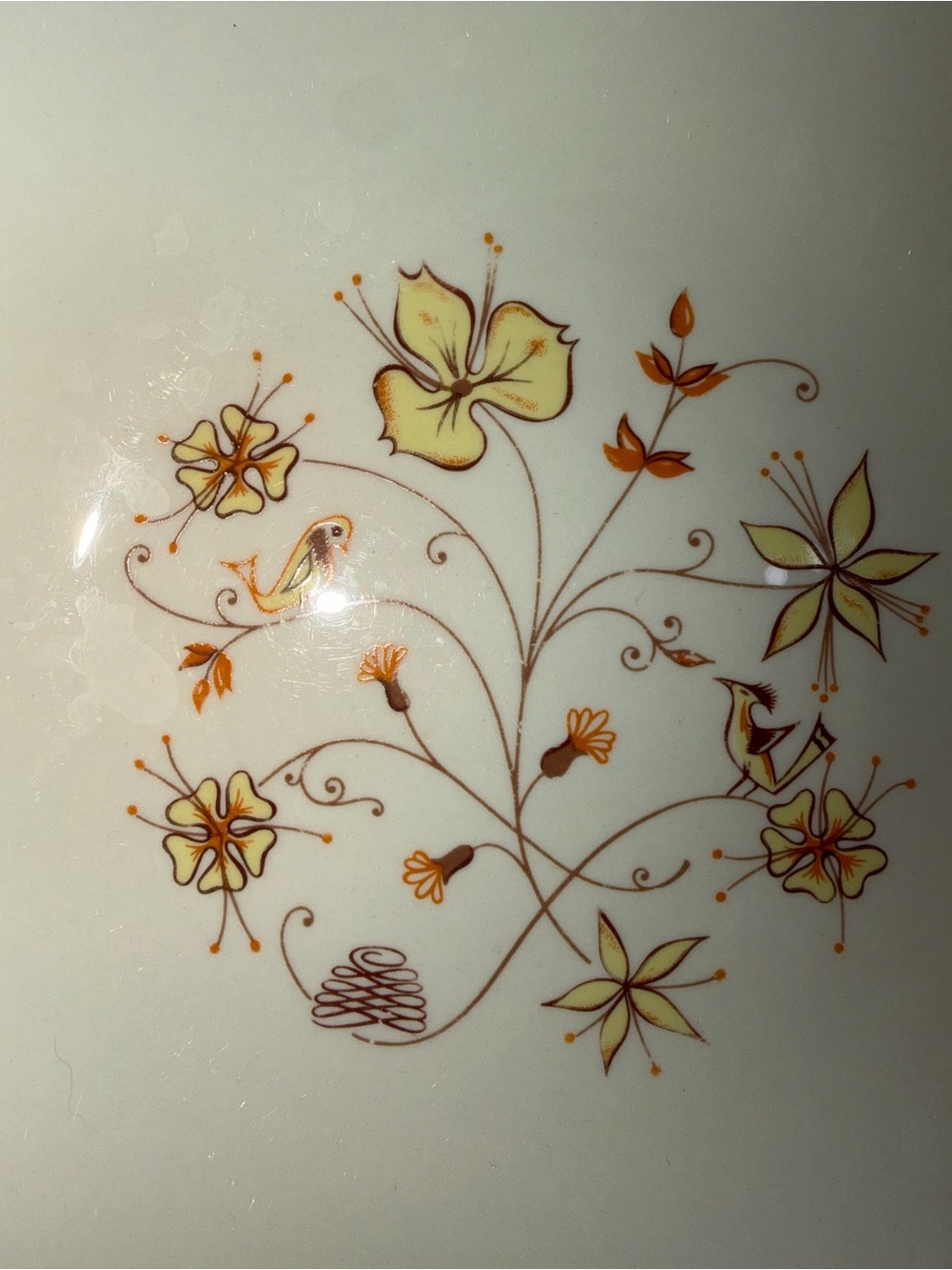 Taylorton American Fine China Happy Fall Serving Bowl - Picture 7 of 8